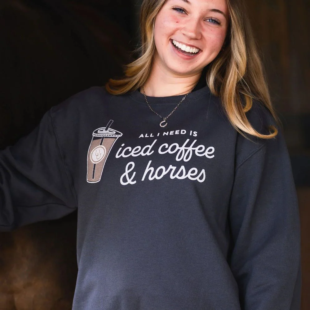 Dapplebay Iced Coffee & Horses Sweatshirt - Image 2