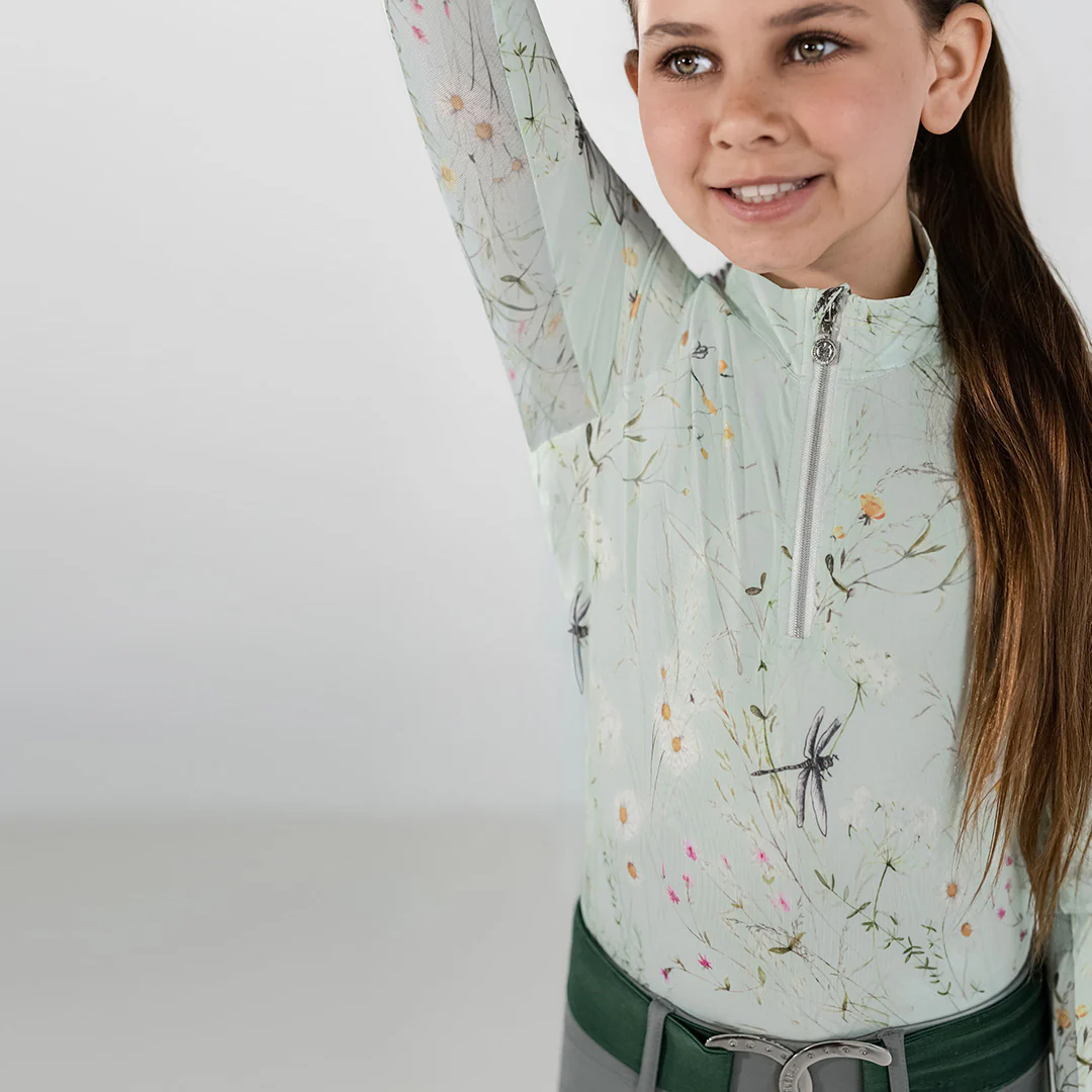 Dapplebay Kids Dragonfly Meadow 1/4 Zip - Long Sleeve - Image 2