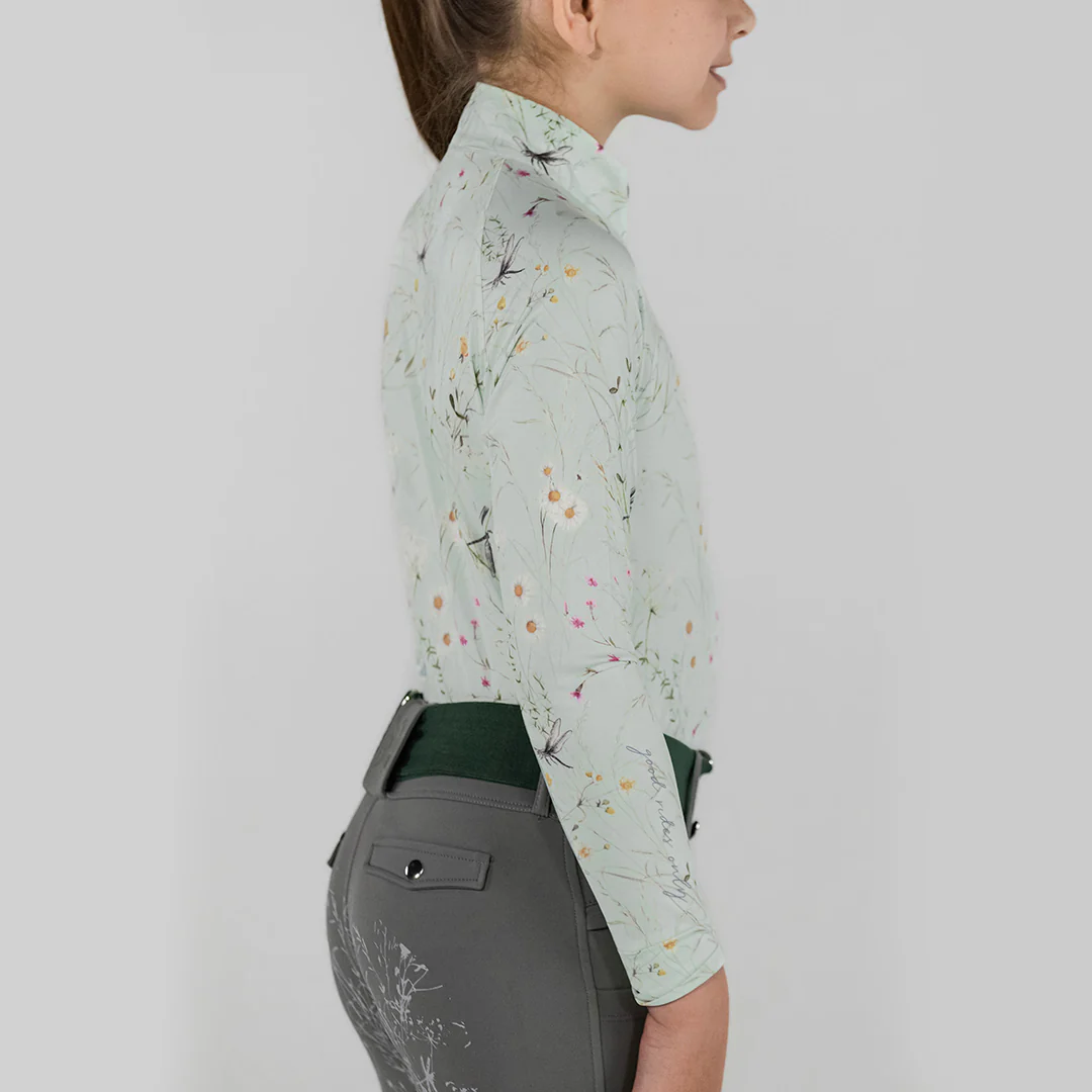 Dapplebay Kids Dragonfly Meadow 1/4 Zip - Long Sleeve - Image 3