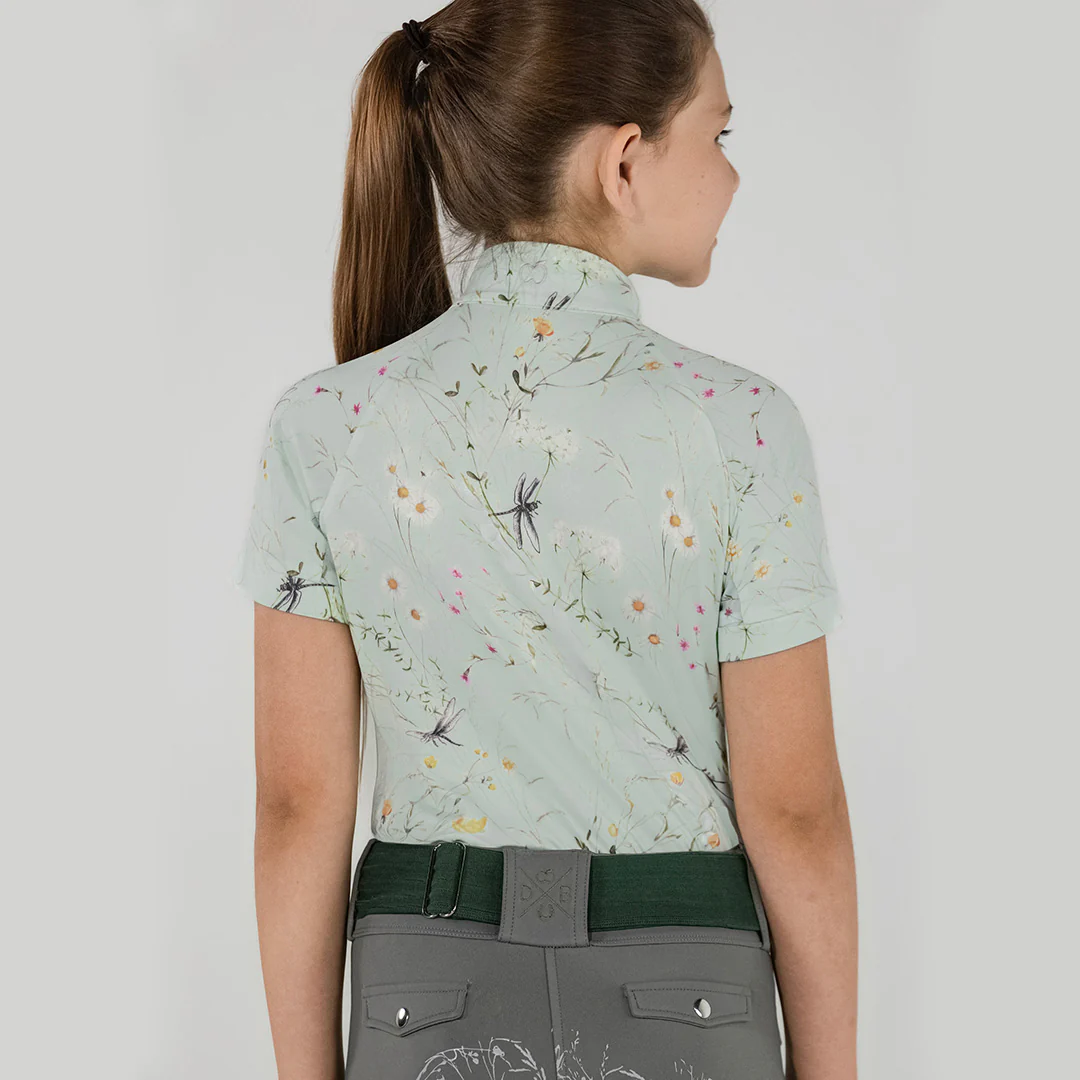 Dapplebay Kids Dragonfly Meadow 1/4 Zip - Short Sleeve - Image 2