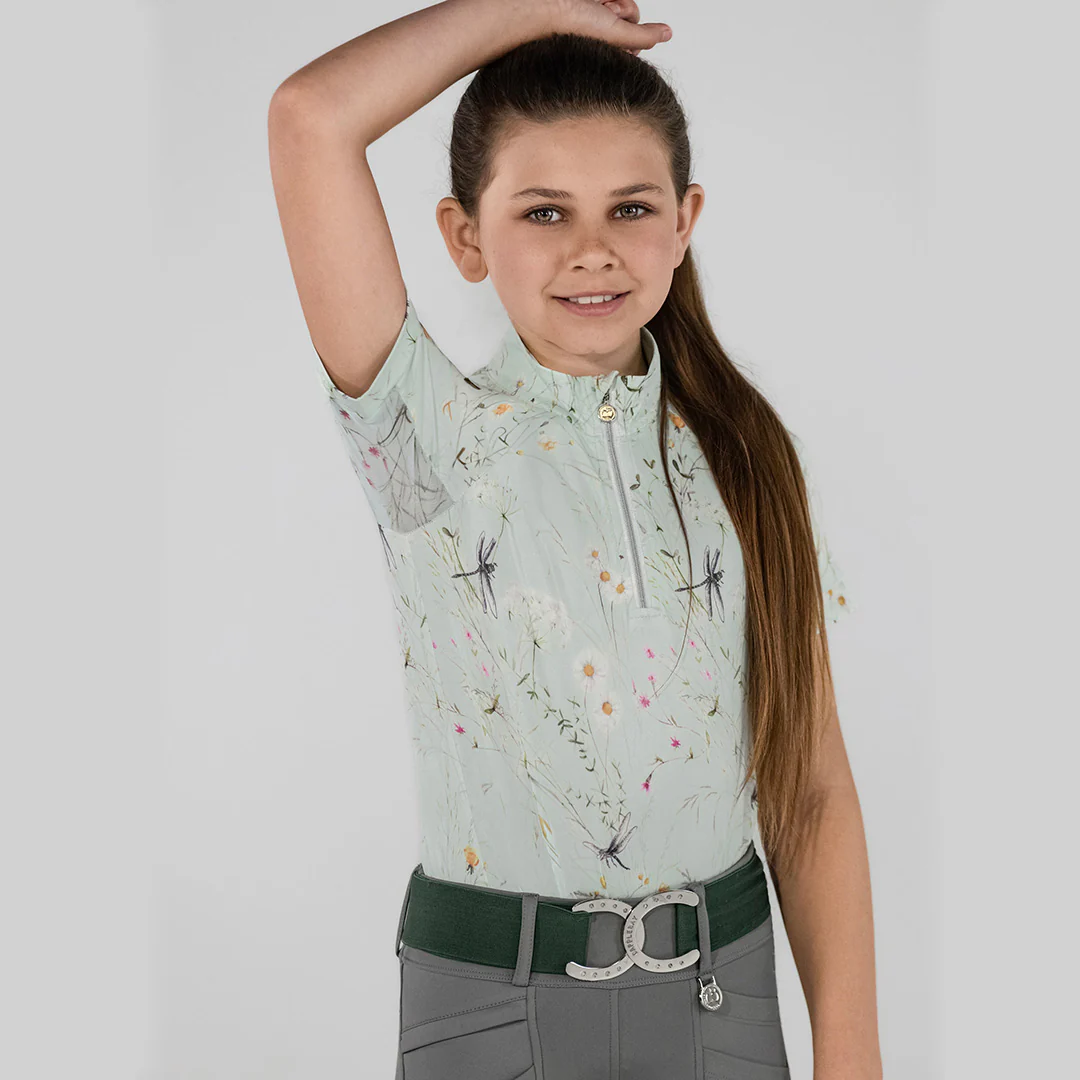 Dapplebay Kids Dragonfly Meadow 1/4 Zip - Short Sleeve - Image 5