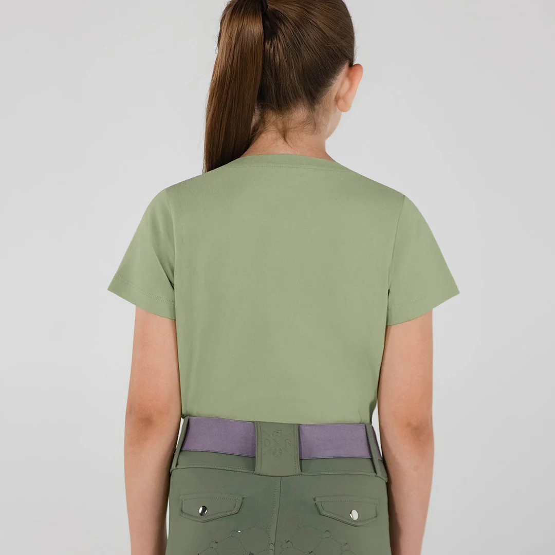 Dapplebay Kids Equestrian Athletic Club Tee-Sage - Image 2