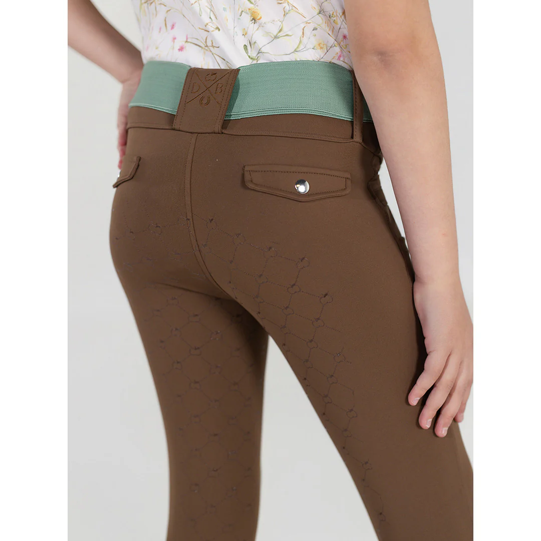 Dapplebay Kids Essential Silicone Full Seat Tights-Chestnut - Image 11