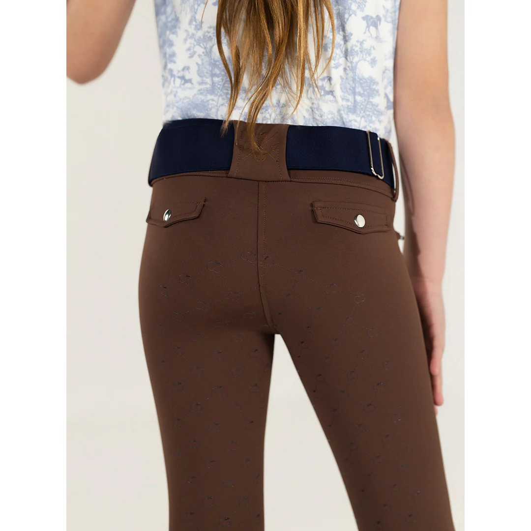 Dapplebay Kids Essential Silicone Full Seat Tights-Chestnut - Image 7