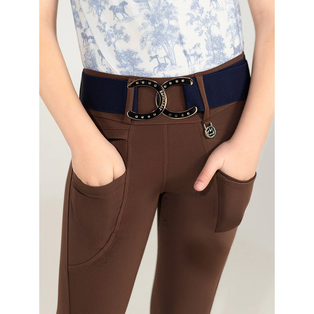 Dapplebay Kids Essential Silicone Full Seat Tights-Chestnut - Image 8