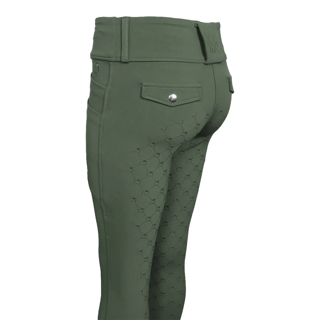 Dapplebay Kids Essential Silicone Full Seat Tights-Rosemary - Image 3