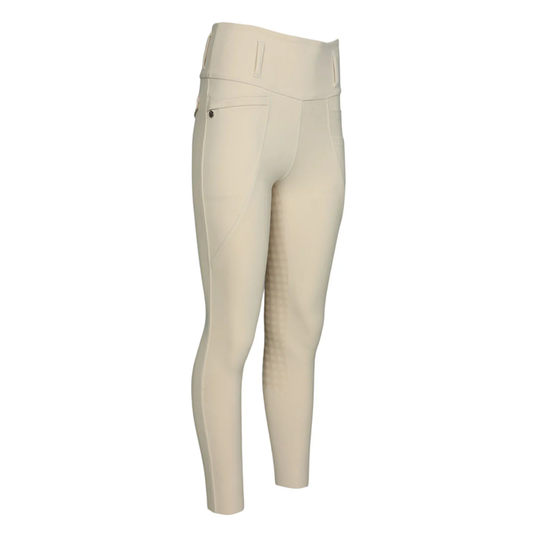 Dapplebay Kids Gingham Essential Full Seat Tights - Tan - Image 4