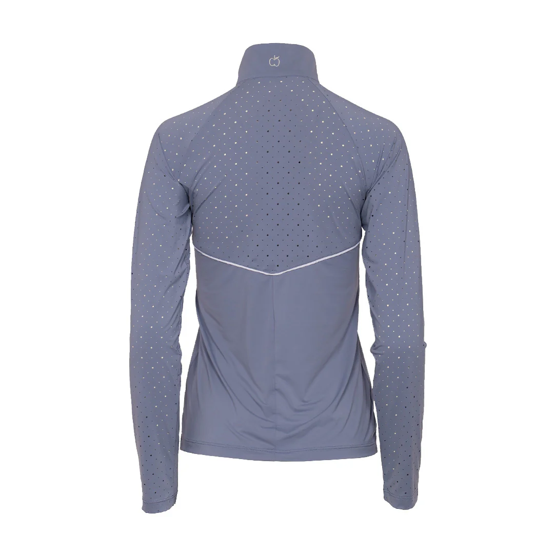 Dapplebay Lady 1/4 Zip Aircut LS Riding Top-Moonrise - Image 7