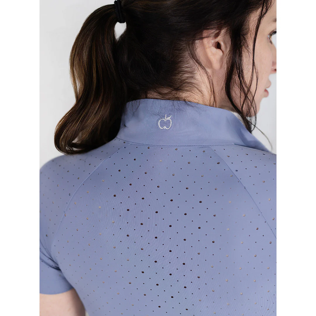 Dapplebay Lady 1/4 Zip Aircut SS Riding Top-Moonrise - Image 4