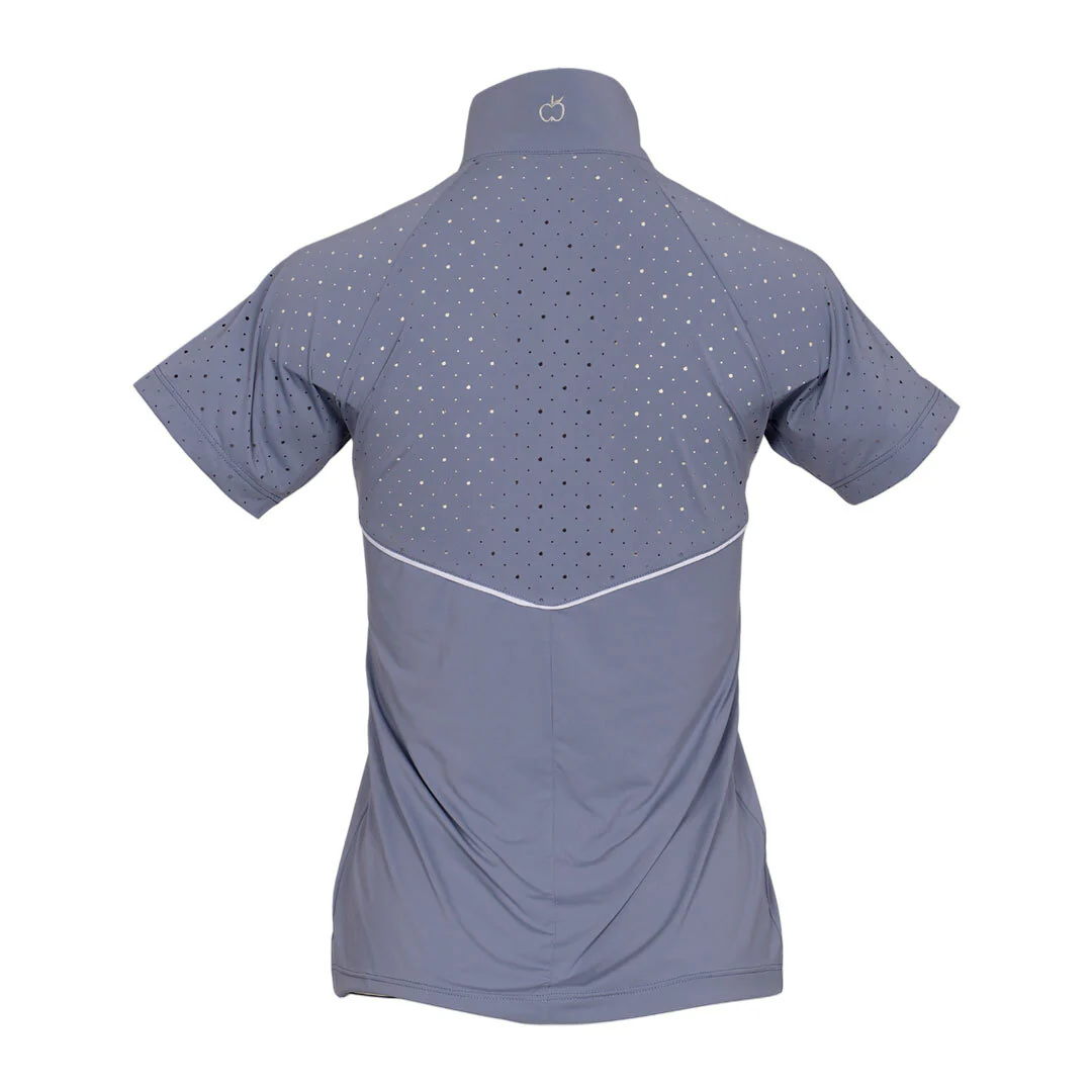 Dapplebay Lady 1/4 Zip Aircut SS Riding Top-Moonrise - Image 7