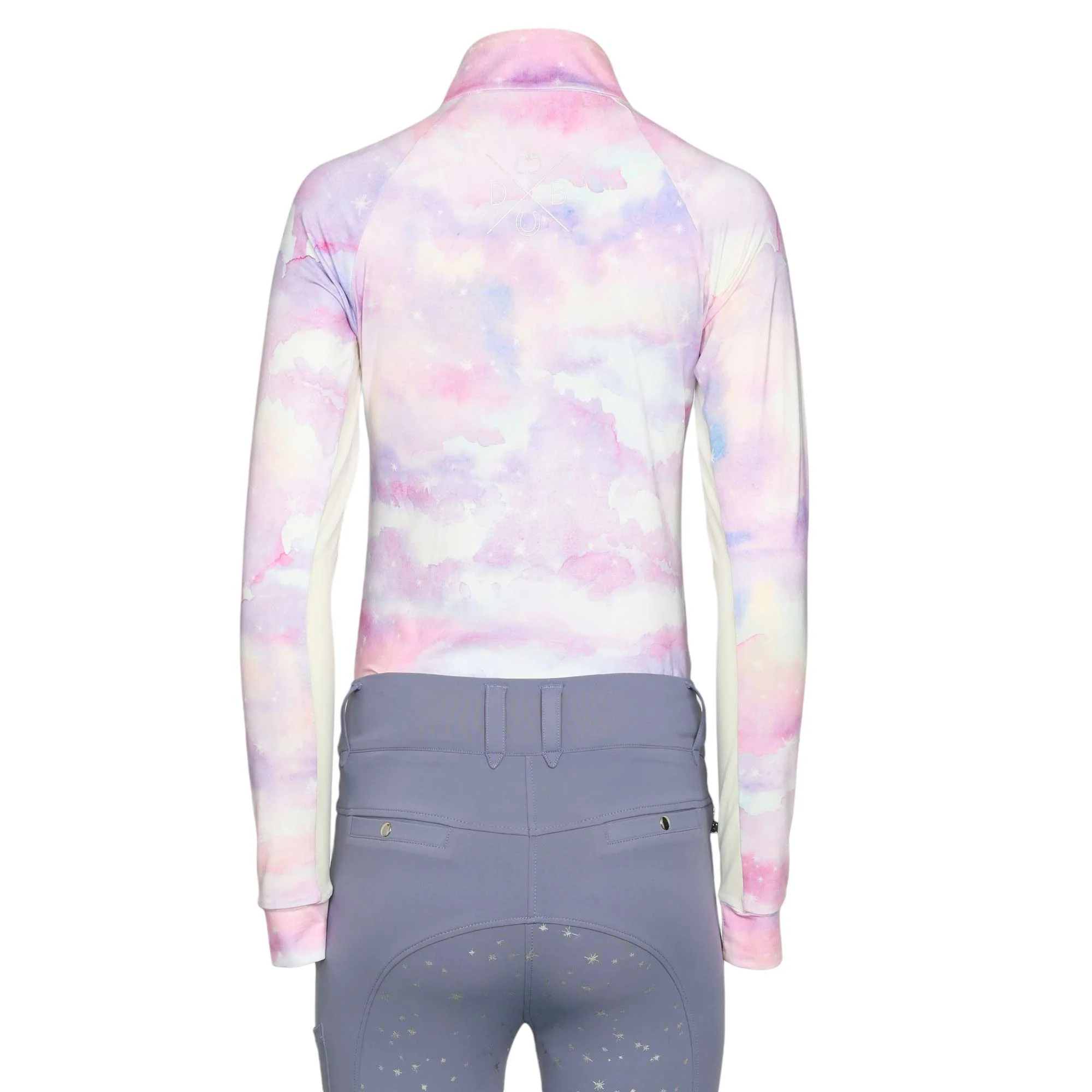 Dapplebay Lavender Haze 1/4 Zip Light Riding Top - Image 4