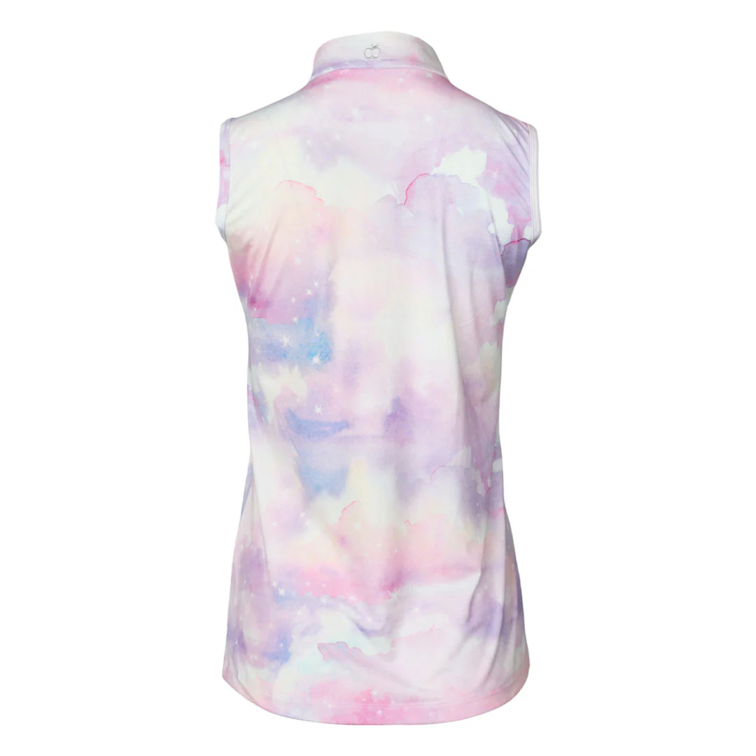 Dapplebay Lavender Haze 1/4 Zip Light Riding Top - Sleeveless - Image 2