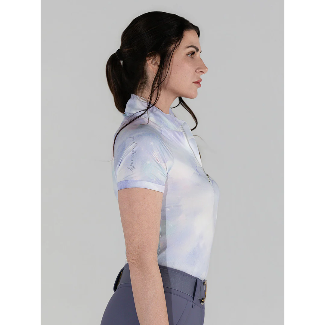 Dapplebay Opalite Skies 1/4 Zip SS Riding Top - Image 3