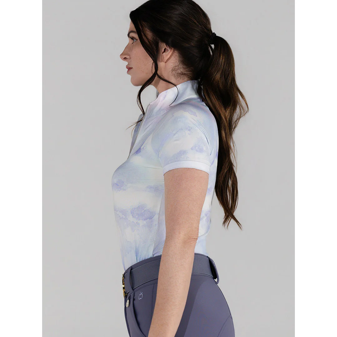 Dapplebay Opalite Skies 1/4 Zip SS Riding Top - Image 4