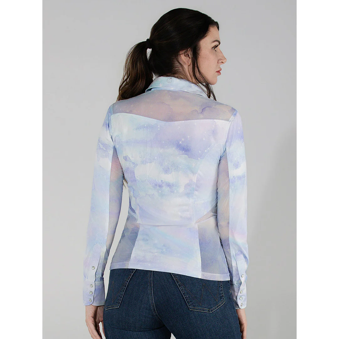 Dapplebay Opalite Skies Western Riding Top - Image 3