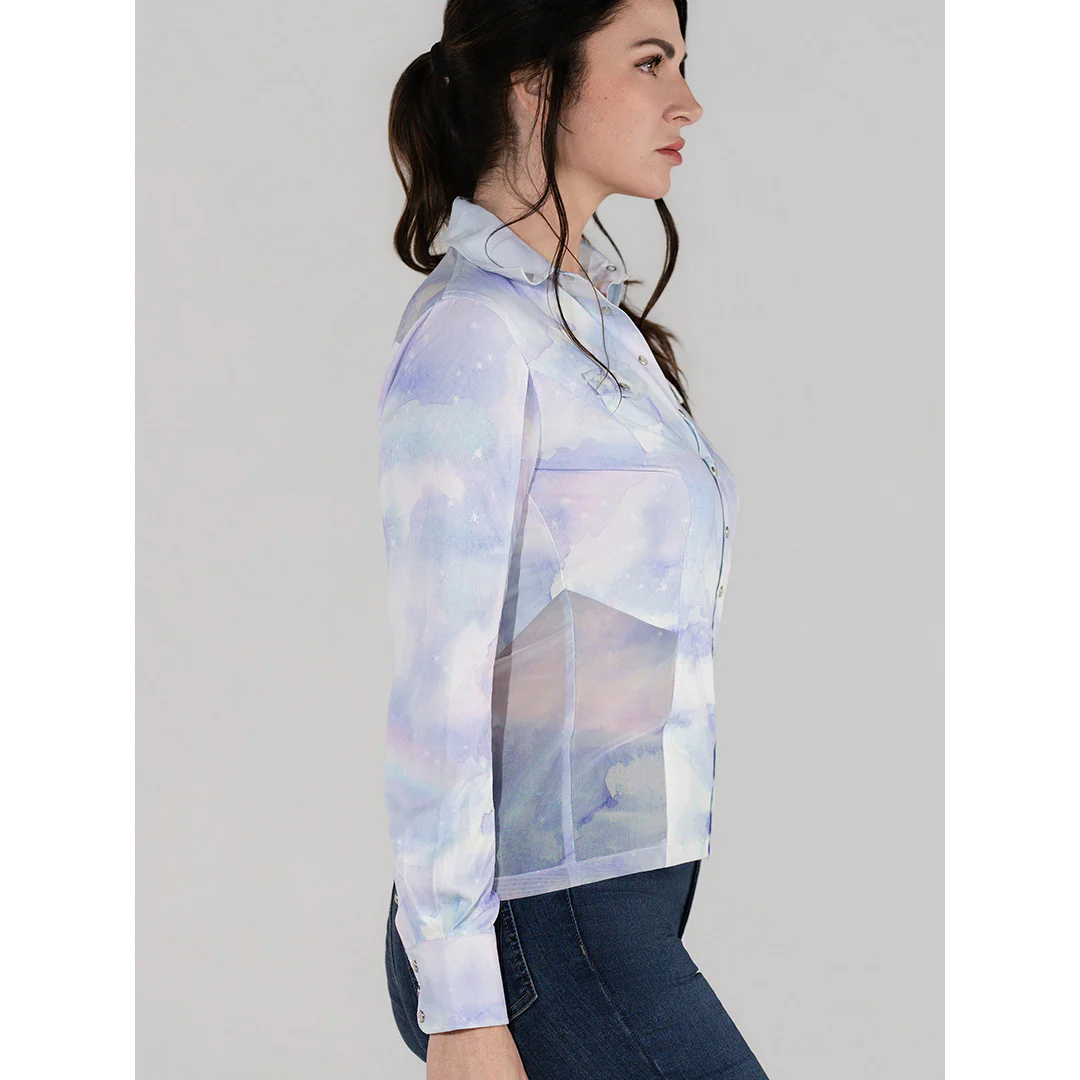 Dapplebay Opalite Skies Western Riding Top - Image 4