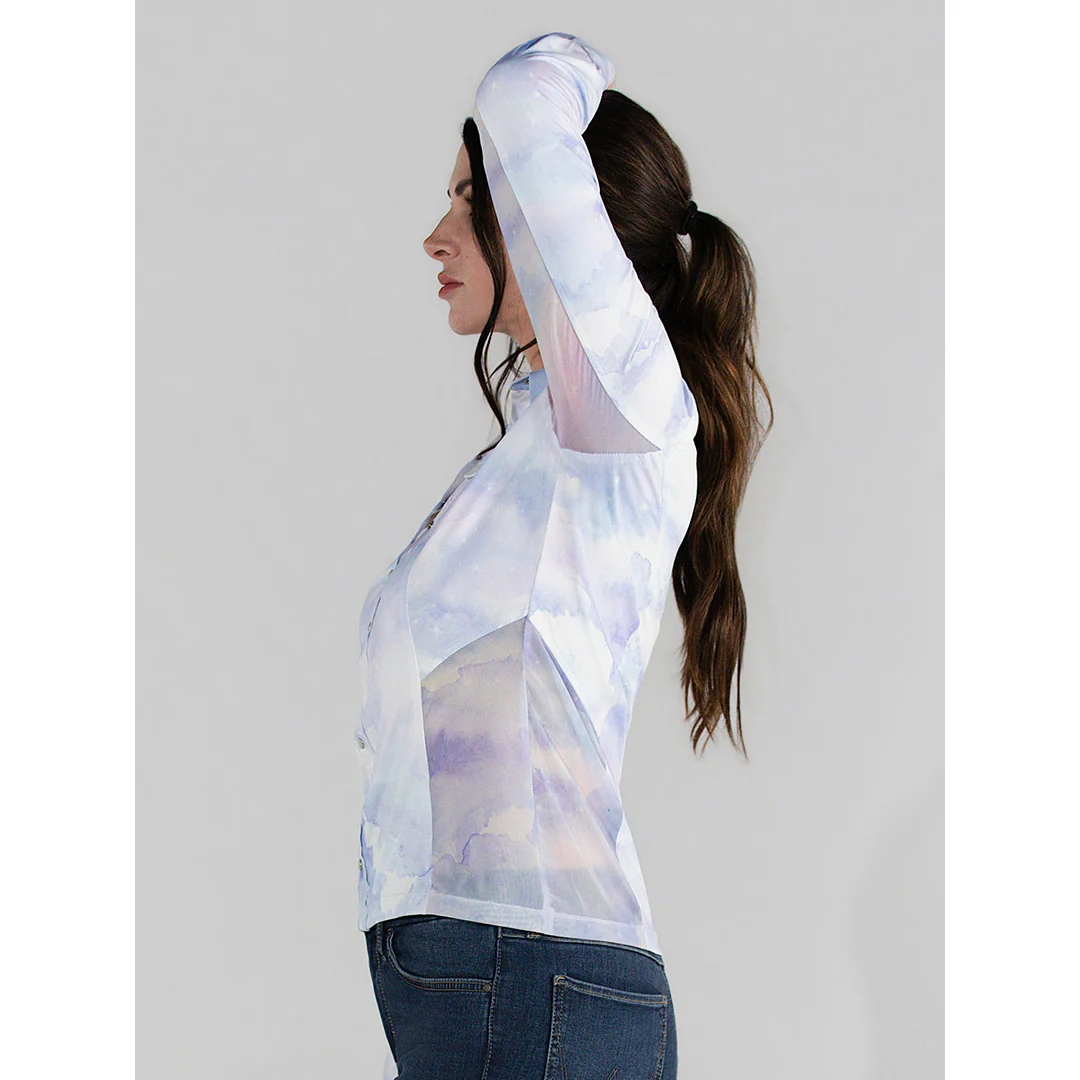 Dapplebay Opalite Skies Western Riding Top - Image 5