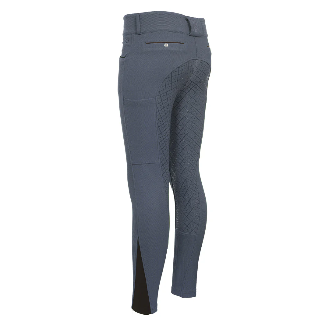 Dapplebay Pro Ribbed Silicone Full Seat Breeches-Purple Dusk - Image 10