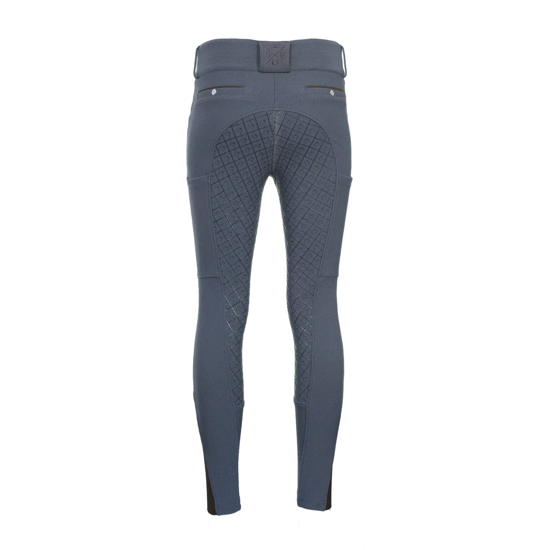 Dapplebay Pro Ribbed Silicone Full Seat Breeches-Purple Dusk - Image 11