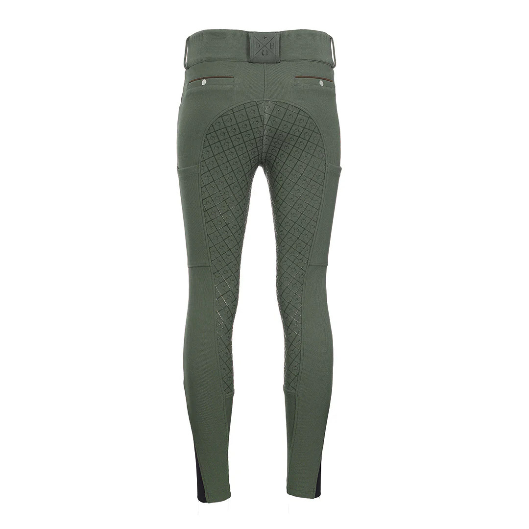 Dapplebay Pro Ribbed Silicone Full Seat Breeches-Rosemary - Image 11