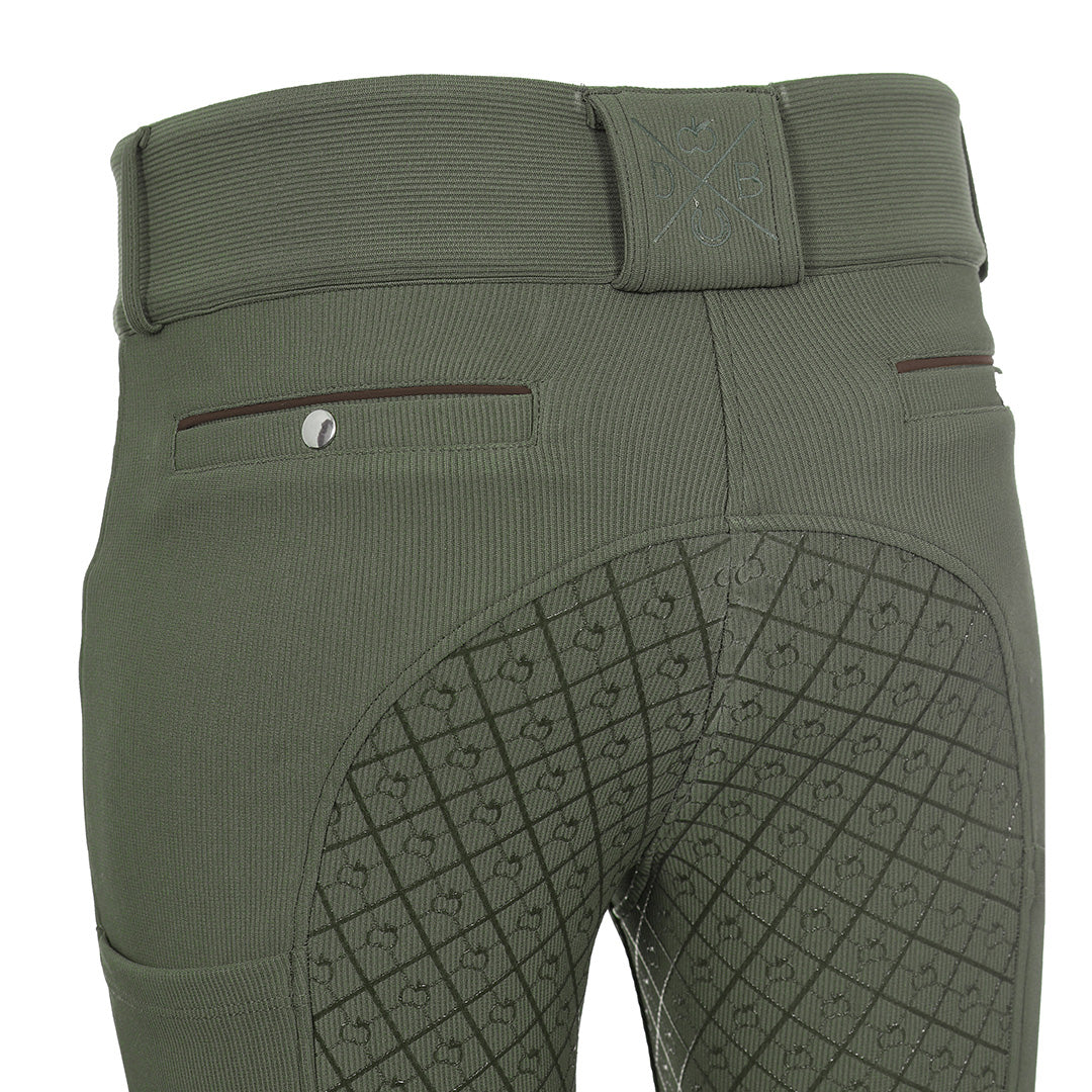 Dapplebay Pro Ribbed Silicone Full Seat Breeches-Rosemary - Image 12