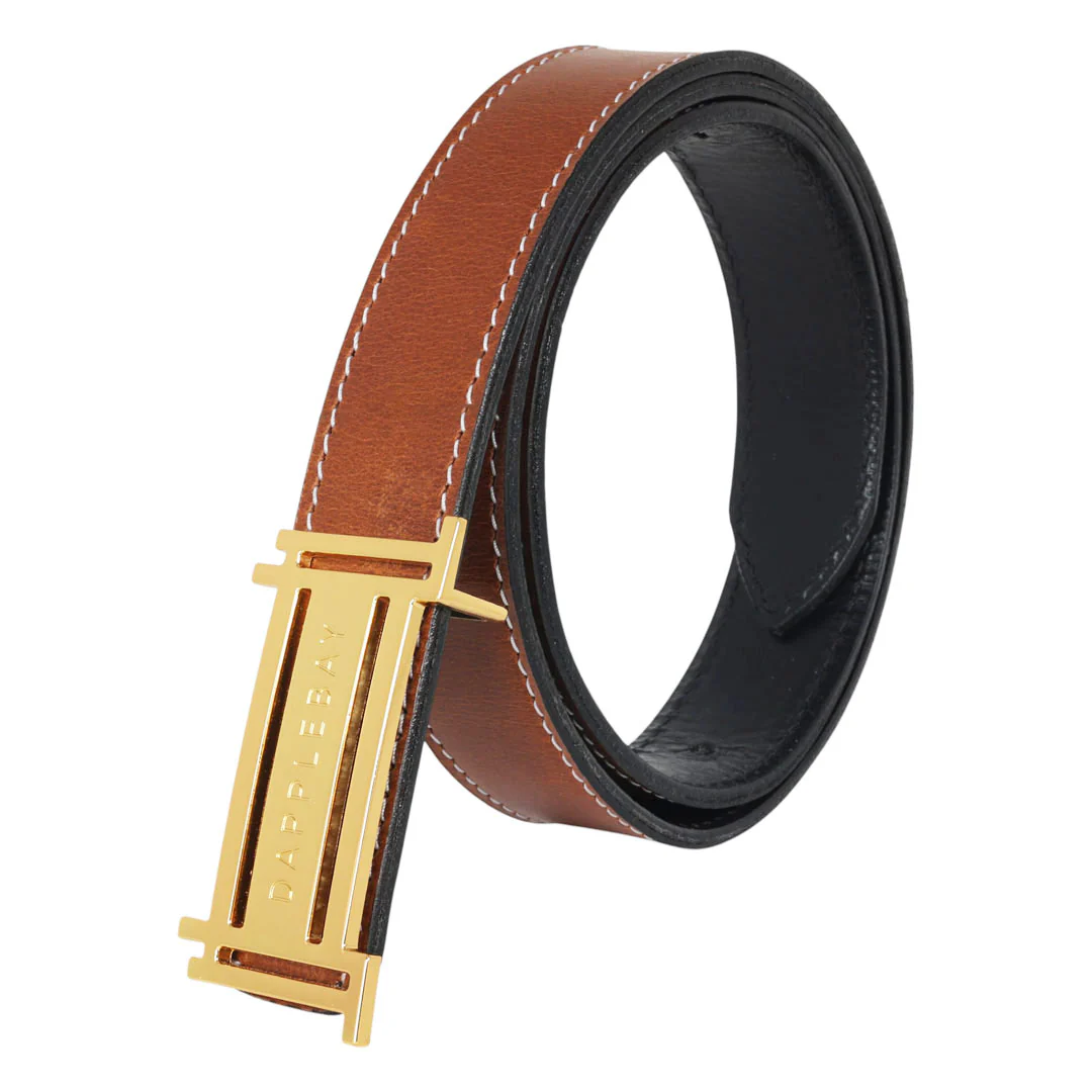 Dapplebay Reversible Jump Belt - Gold - Image 5