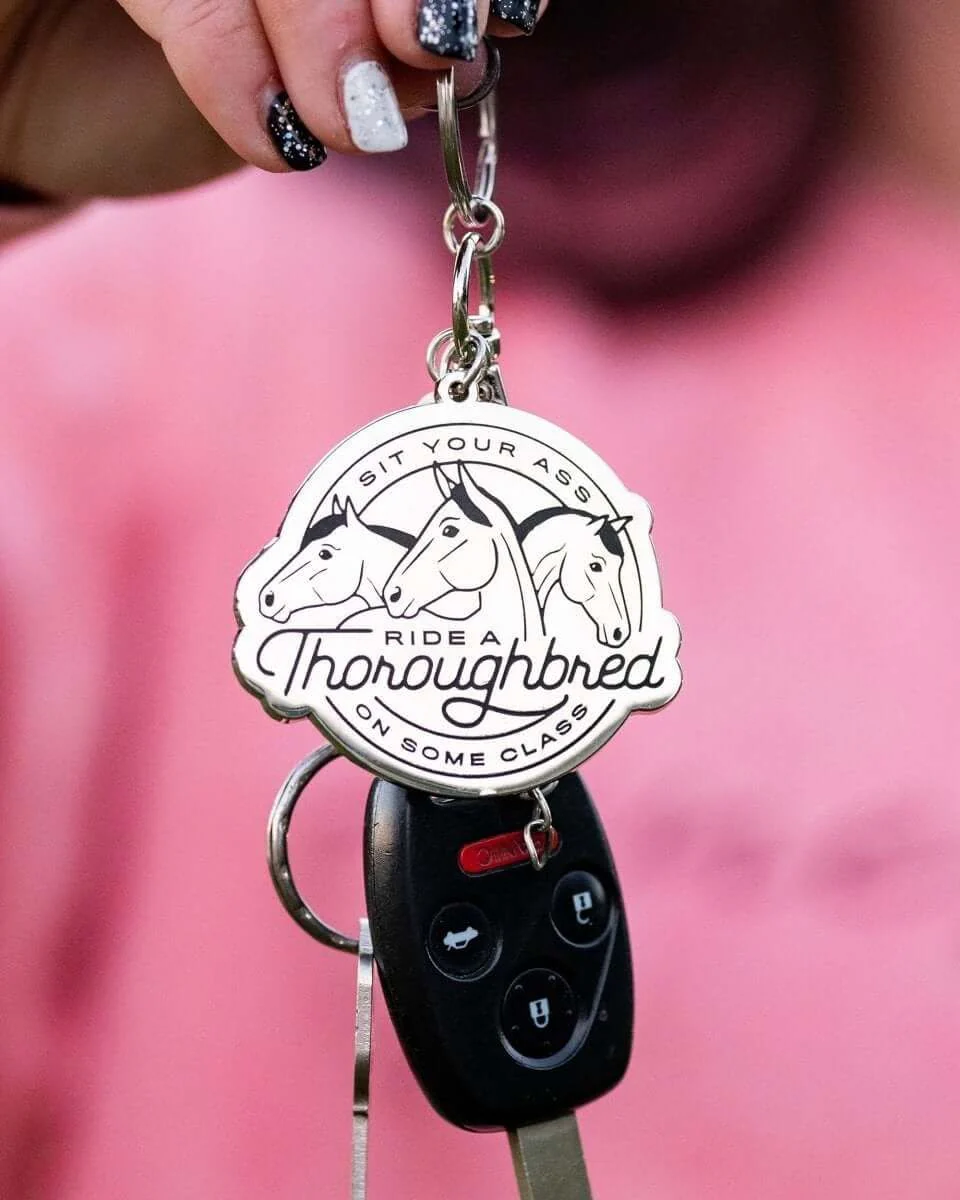 Dapplebay Ride A Thoroughbred - Keychain - Image 2