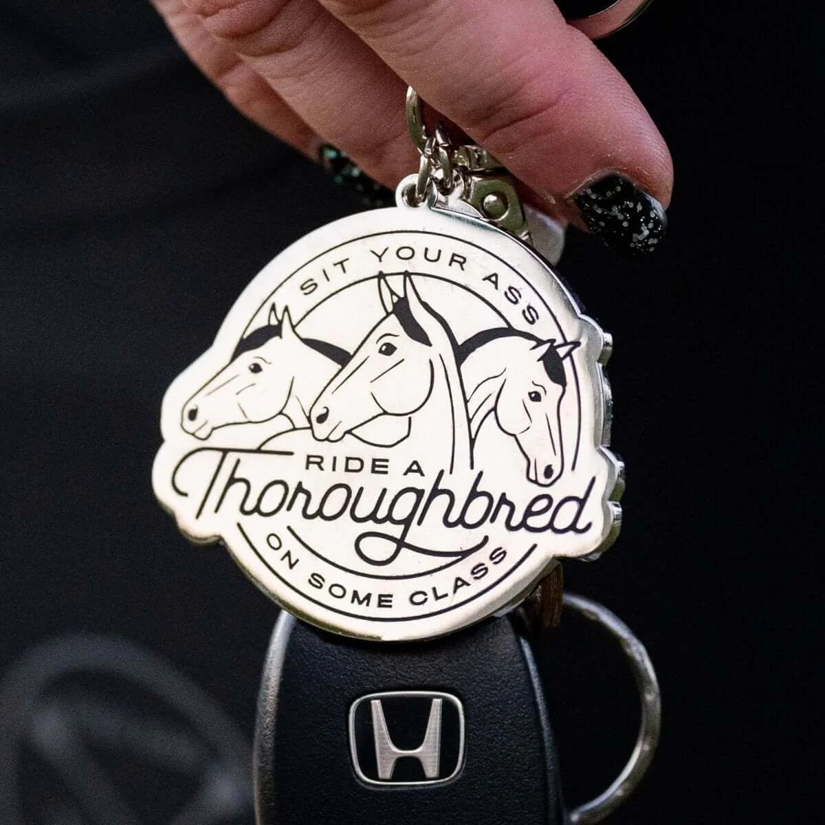 Dapplebay Ride A Thoroughbred - Keychain - Image 3
