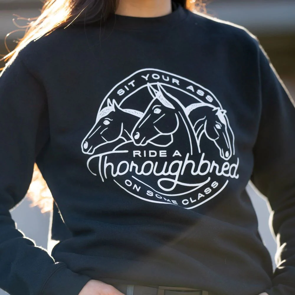 Dapplebay Ride A Thoroughbred Sweatshirt - Image 2