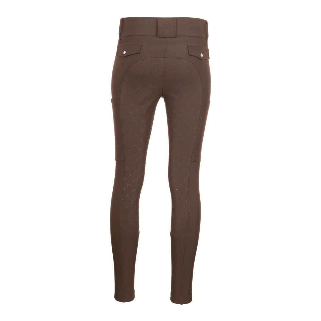 Dapplebay Sport Silicone Full Seat Breeches-Chestnut - Image 10
