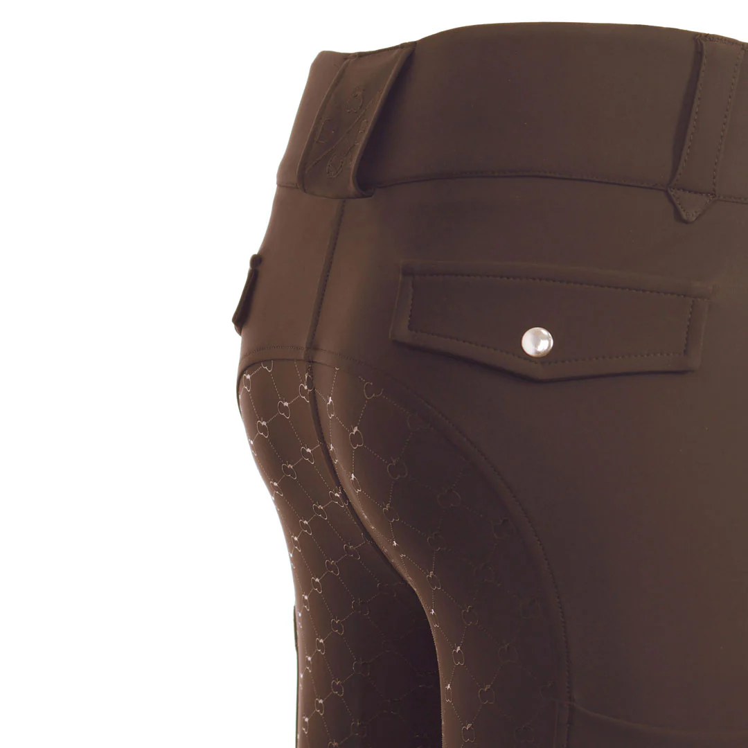 Dapplebay Sport Silicone Full Seat Breeches-Chestnut - Image 11