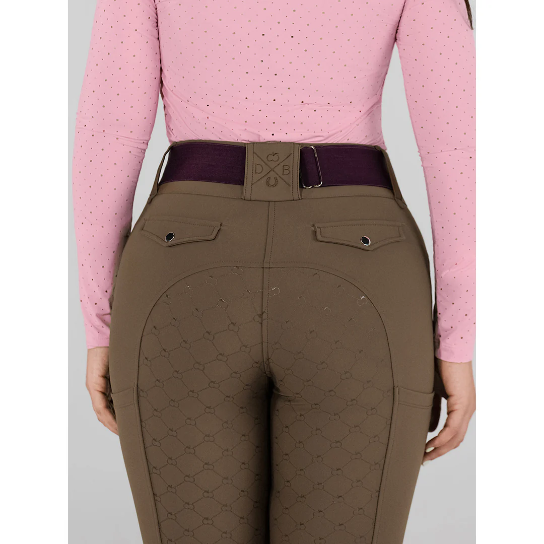 Dapplebay Sport Silicone Full Seat Breeches-Chestnut - Image 3