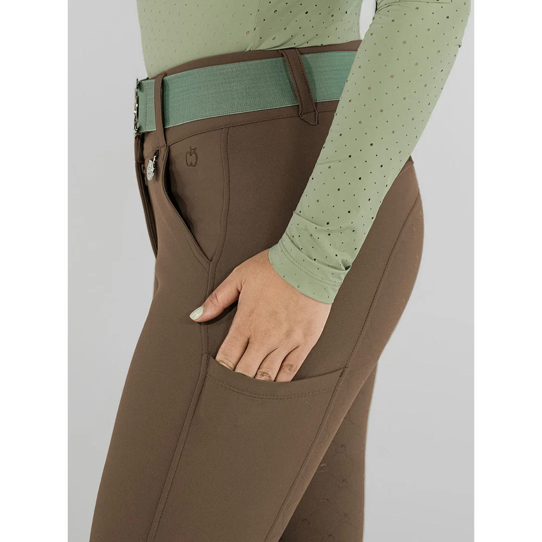 Dapplebay Sport Silicone Full Seat Breeches-Chestnut - Image 5