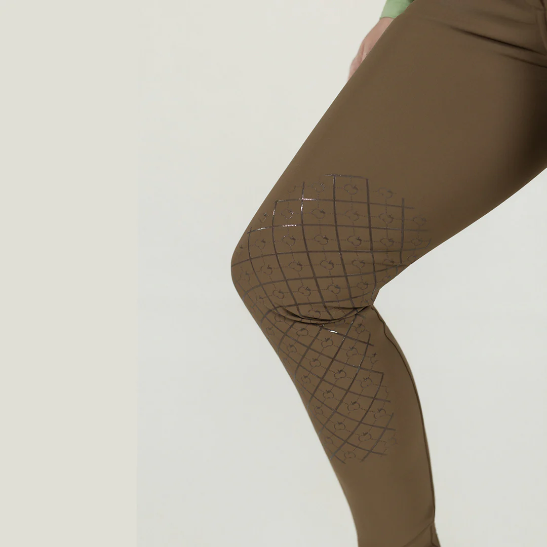 Dapplebay Sport Silicone Knee Patch Breeches-Chestnut - Image 3