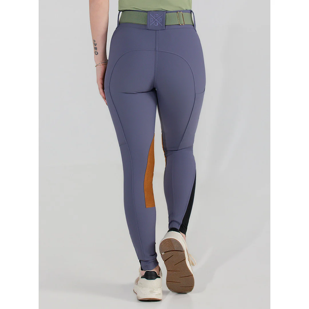 Dapplebay Sport Suede Knee Patch Breeches-Purple Dusk - Image 7