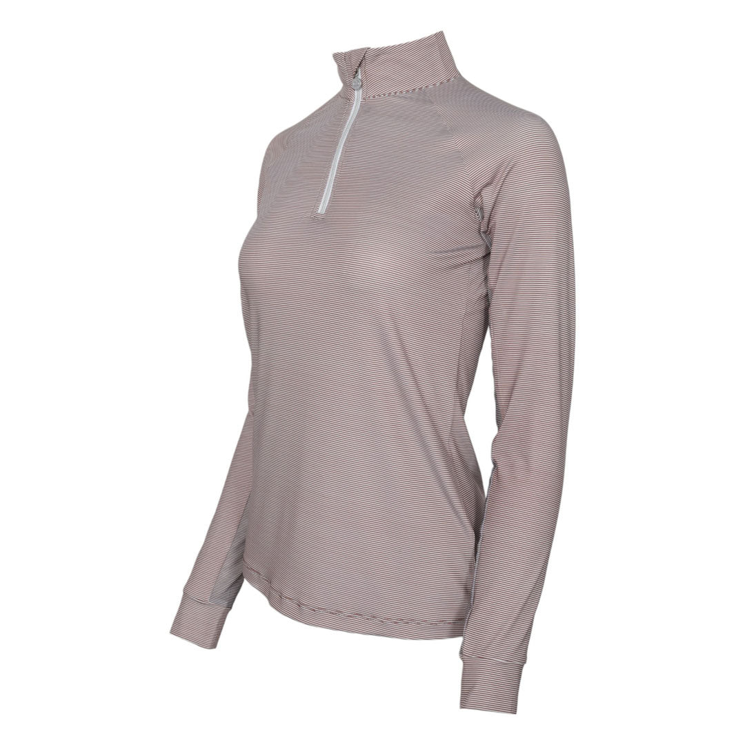 Dapplebay Stripe 1/4 Zip Riding Top - Image 3