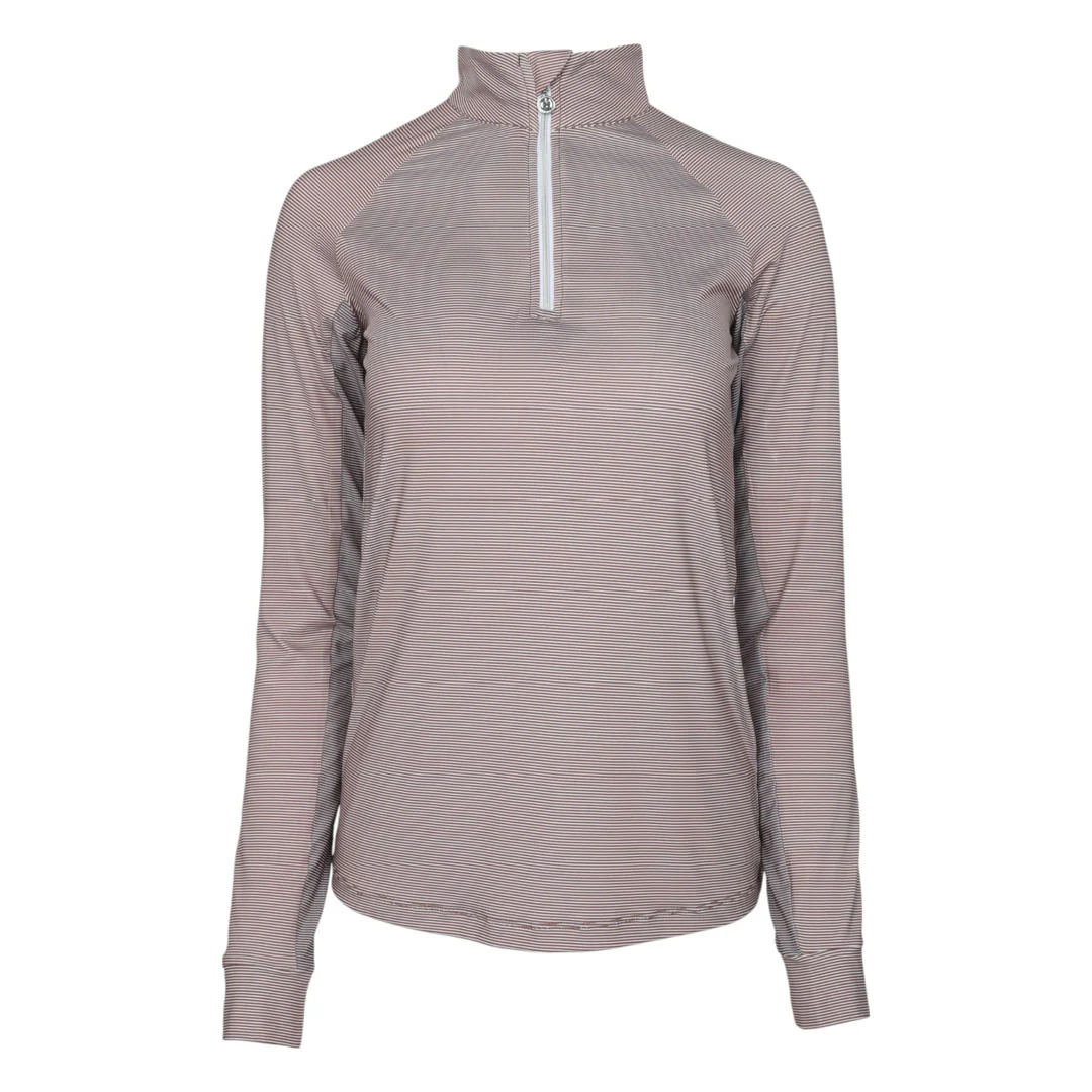 Dapplebay Stripe 1/4 Zip Riding Top - Image 6