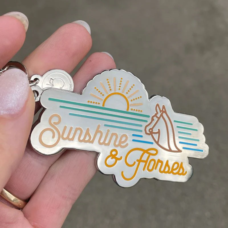 Dapplebay Sunshine & Horses - Keychain - Image 2