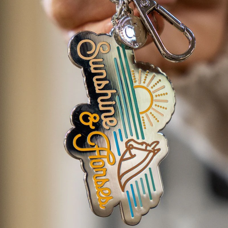 Dapplebay Sunshine & Horses - Keychain - Image 3