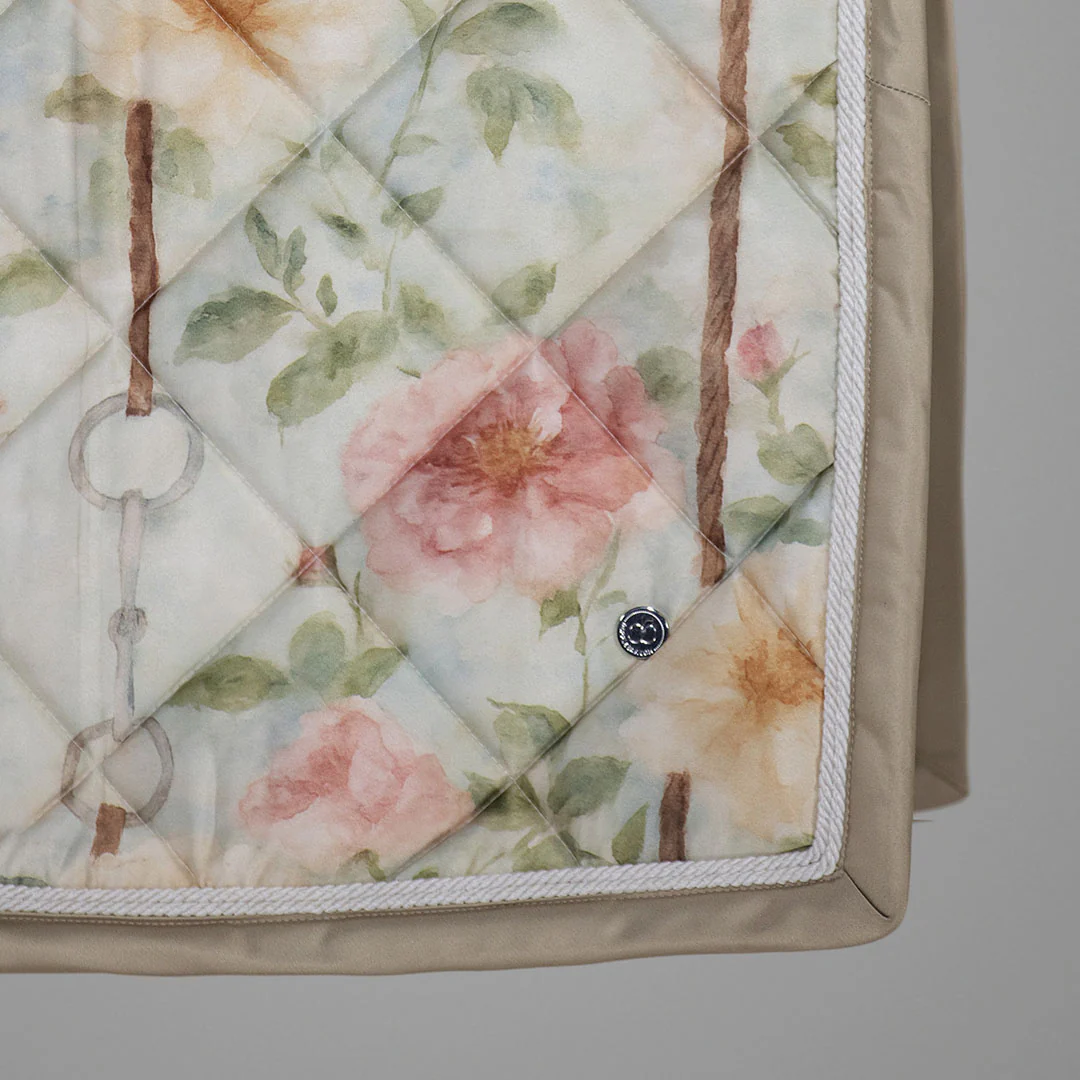 Dapplebay Vintage Floral Dressage Saddle Pad - Image 6