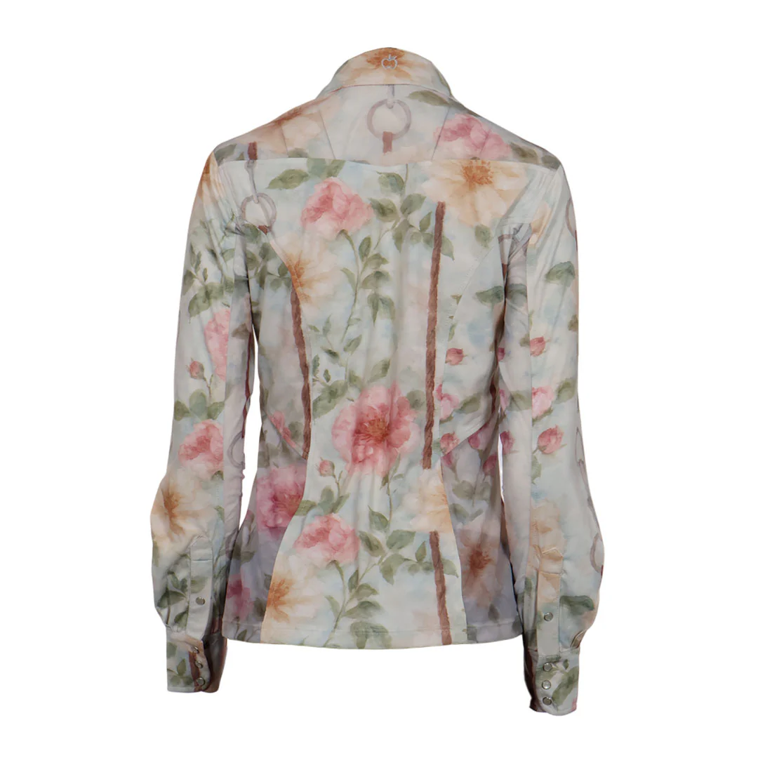 Dapplebay Vintage Floral Western Riding Top - Image 10