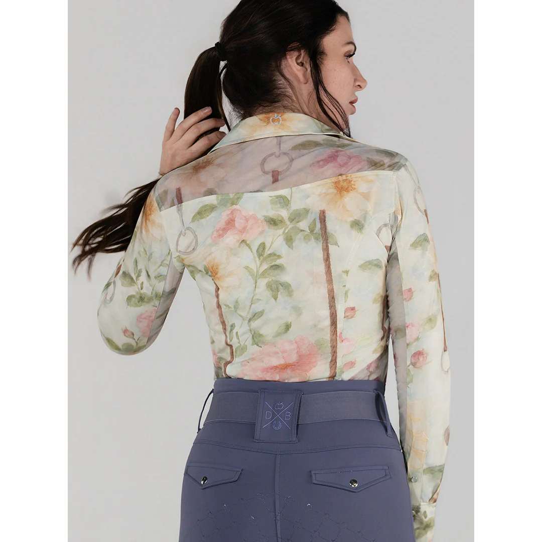 Dapplebay Vintage Floral Western Riding Top - Image 6