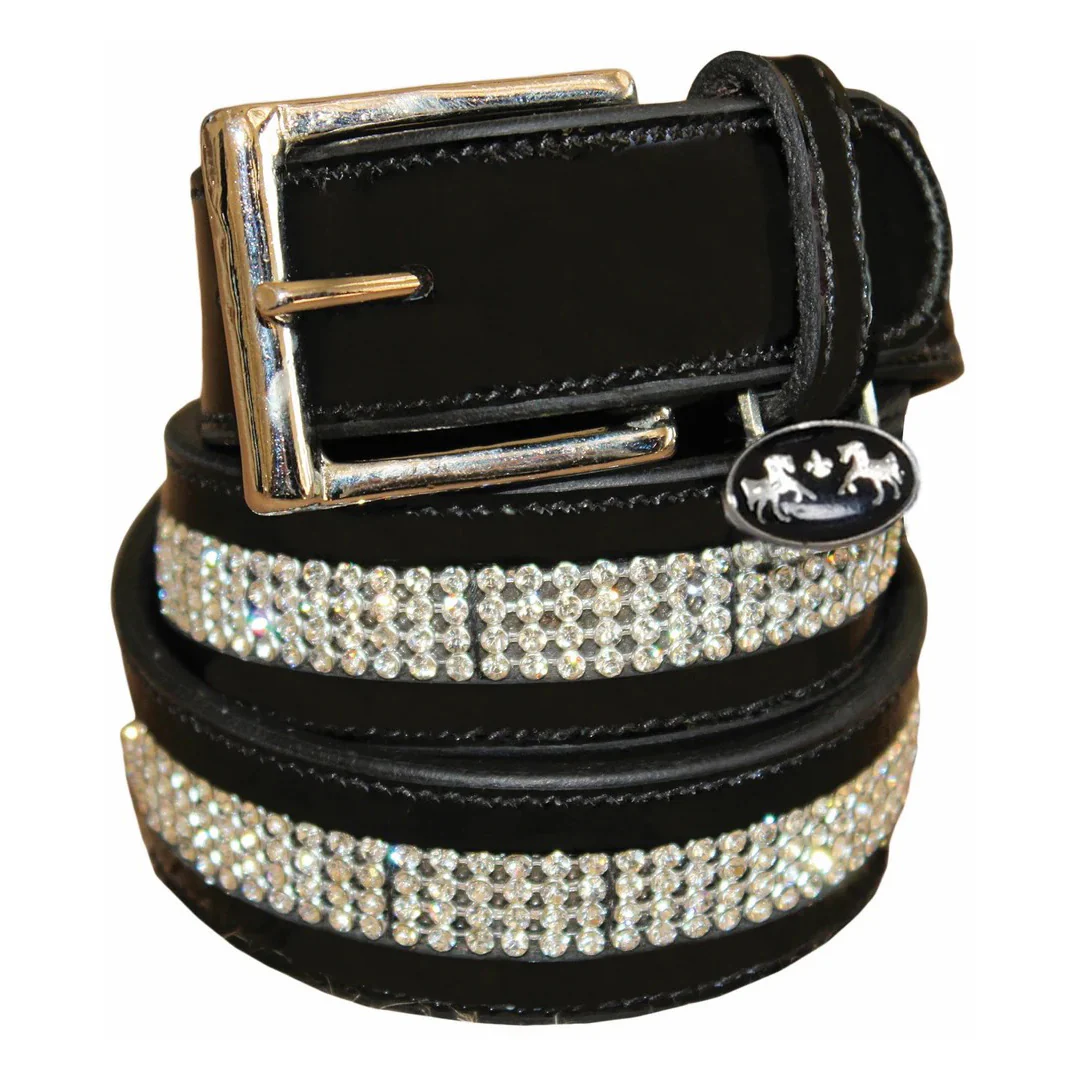 Equine Couture Bling Leather Belt - Regular Leather - Image 3