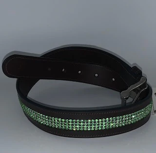 Equine Couture Bling Leather Belt - Regular Leather - Image 4