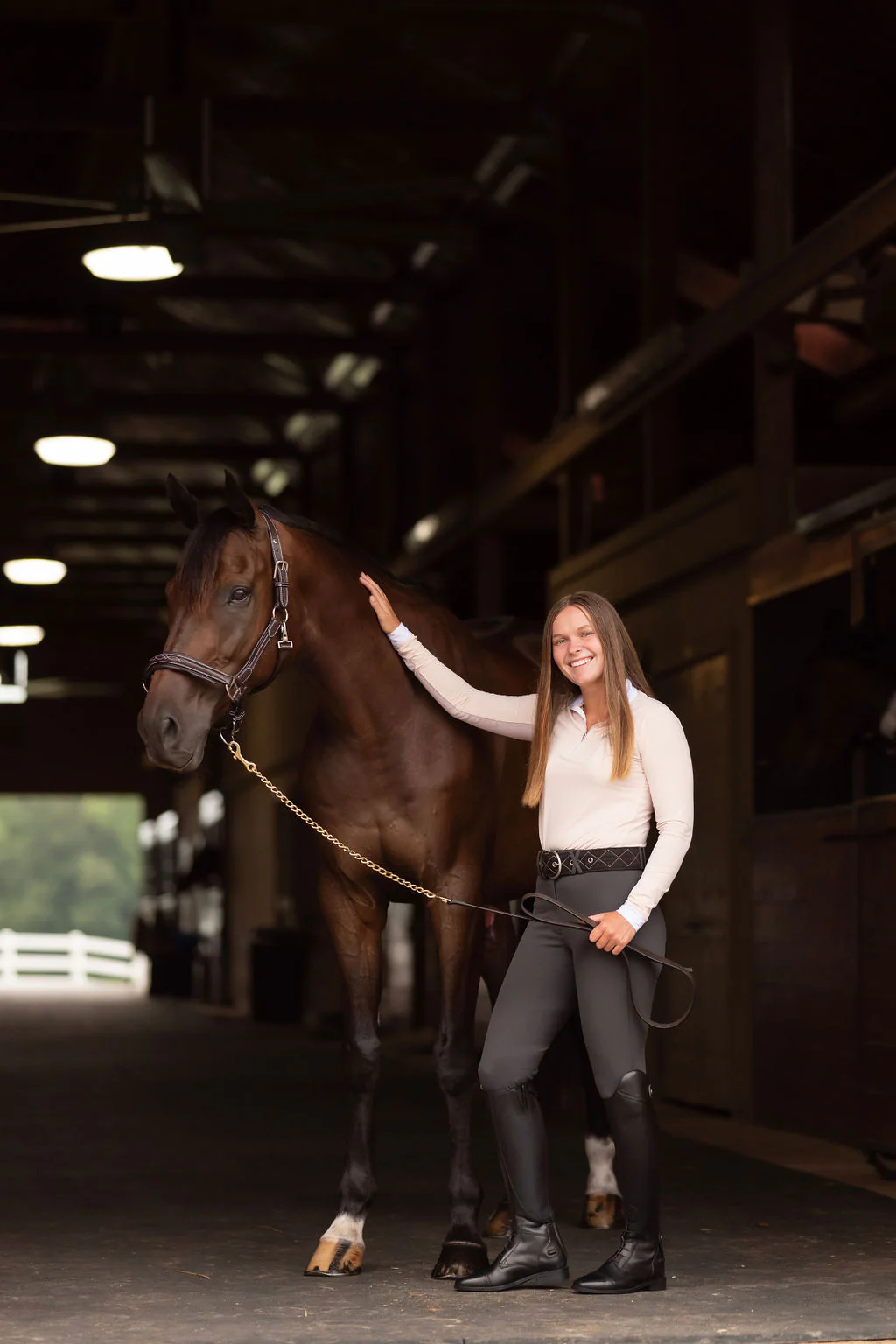 Equine Couture Charlotte Silicone Full Seat Breech - Image 11
