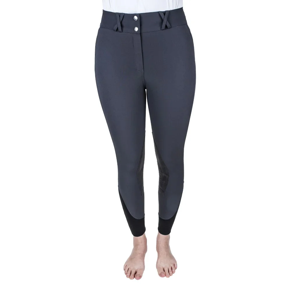 Equine Couture Charlotte Suede Knee Patch Breech - Image 10