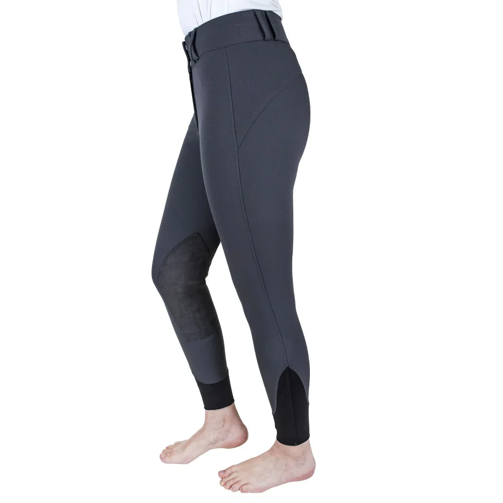 Equine Couture Charlotte Suede Knee Patch Breech - Image 13