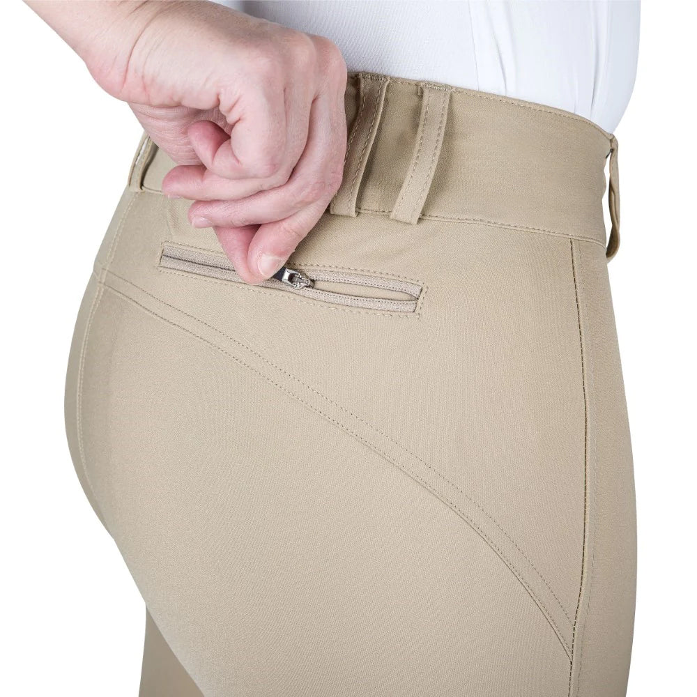 Equine Couture Charlotte Suede Knee Patch Breech - Image 18