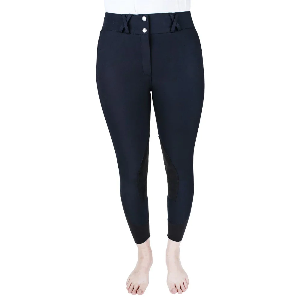 Equine Couture Charlotte Suede Knee Patch Breech - Image 2