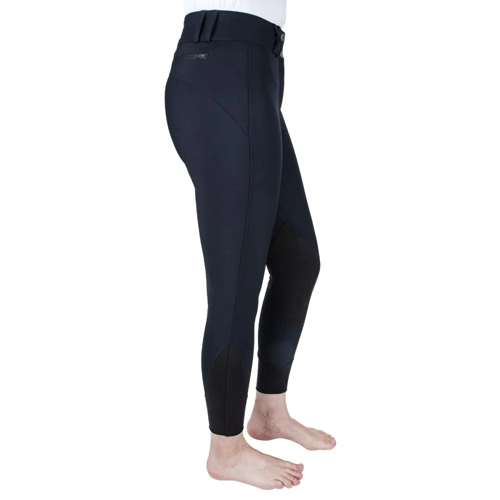 Equine Couture Charlotte Suede Knee Patch Breech - Image 4
